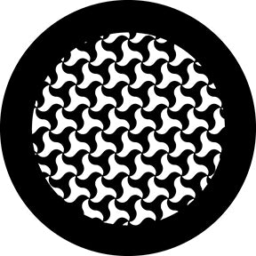 78596 Tricorn Breakup - Rosco Standard Steel Gobo