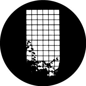 78662 Garden Silhouette - Rosco Standard Steel Gobo