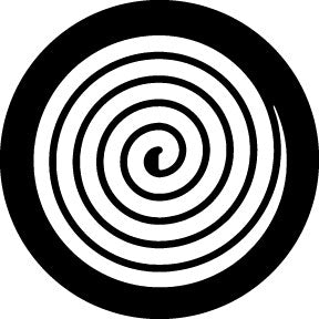 78681 Spiral Path - Rosco Standard Steel Gobo
