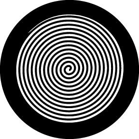 78682 Tight Spiral - Rosco Standard Steel Gobo