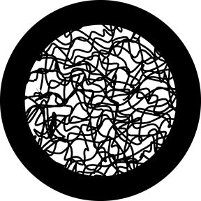 78703 Scribbles - Rosco Standard Steel Gobo