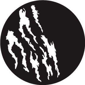78788 Ghost Breakup 2 - Rosco Standard Steel Gobo