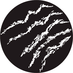78796 Cloud Fingers - Rosco Standard Steel Gobo