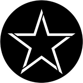 78802 Outline Star - Rosco Standard Steel Gobo
