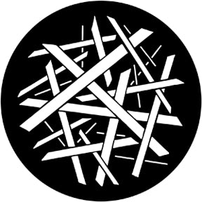 79073 Pickup Sticks 2 Rosco Stainless Steel Gobo