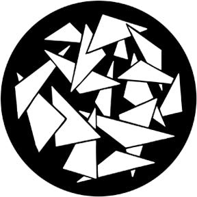 79076 Triangles 2 Rosco Stainless Steel Gobo