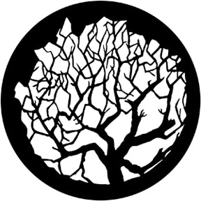 79101 Winter Tree 1 Rosco Stainless Steel Gobo