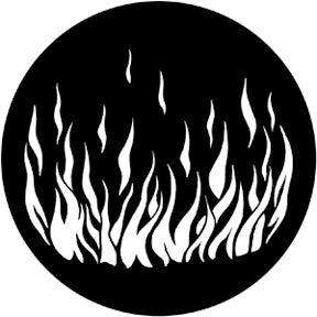 79171 Flames 5 Rosco Stainless Steel Gobo