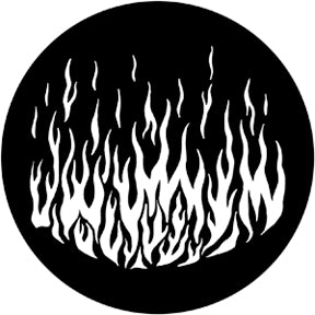 79172 Flames 6 Rosco Stainless Steel Gobo