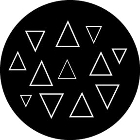 81101 Tri-Cone Breakup - Rosco Colour Glass Gobo