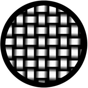 81139 Woven Stainless - Rosco Colour Glass Gobo