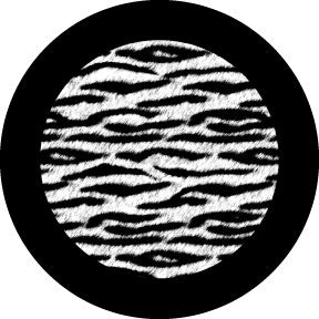 81241 Tiger Print Breakup - Rosco Colour Glass Gobo