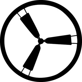 G834 Ceiling Fan 3 - Rosco GAM Standard Steel Gobo