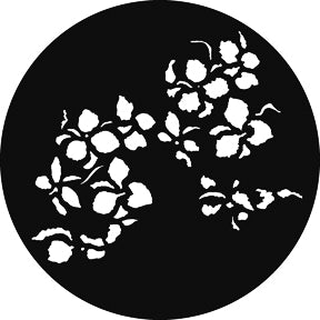 G840 Floral Breakup - Rosco GAM Standard Steel Gobo