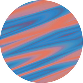84425 Saturn Orange - Rosco Colour Glass Gobo