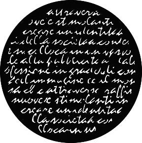 G853 Handwriting - Rosco Standard GAM Gobo