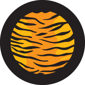 86766 Multi Color Tiger Print - Rosco Colour Glass Gobo