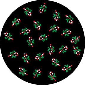 86816 Candy Cane Breakup - Rosco Colour Glass Gobo