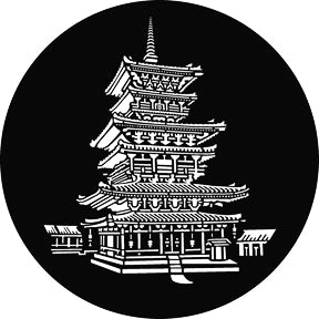 G890 Pagoda - Rosco GAM Standard Steel Gobo