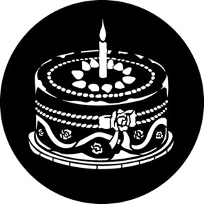 G904 Party Cake - Rosco GAM Standard Steel Gobo