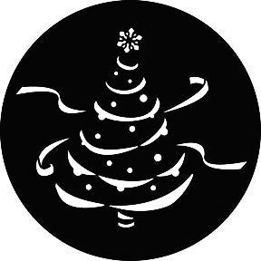 G913 Holiday Tree - Rosco GAM Standard Steel Gobo
