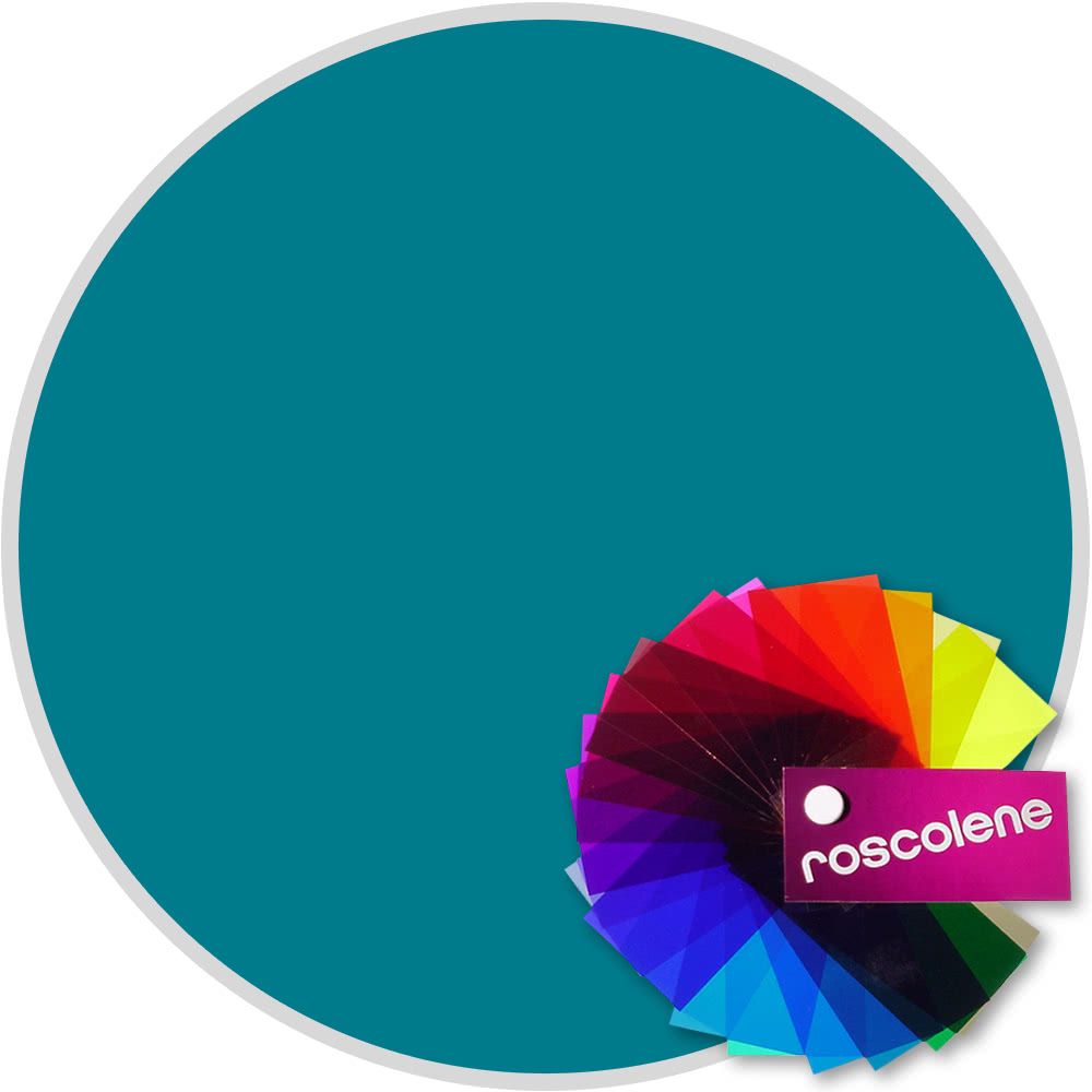 877 Rosco Roscolene Sheet - Medium Blue Green