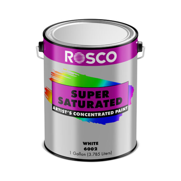 6002 Rosco Supersat Acrylic Paint - White