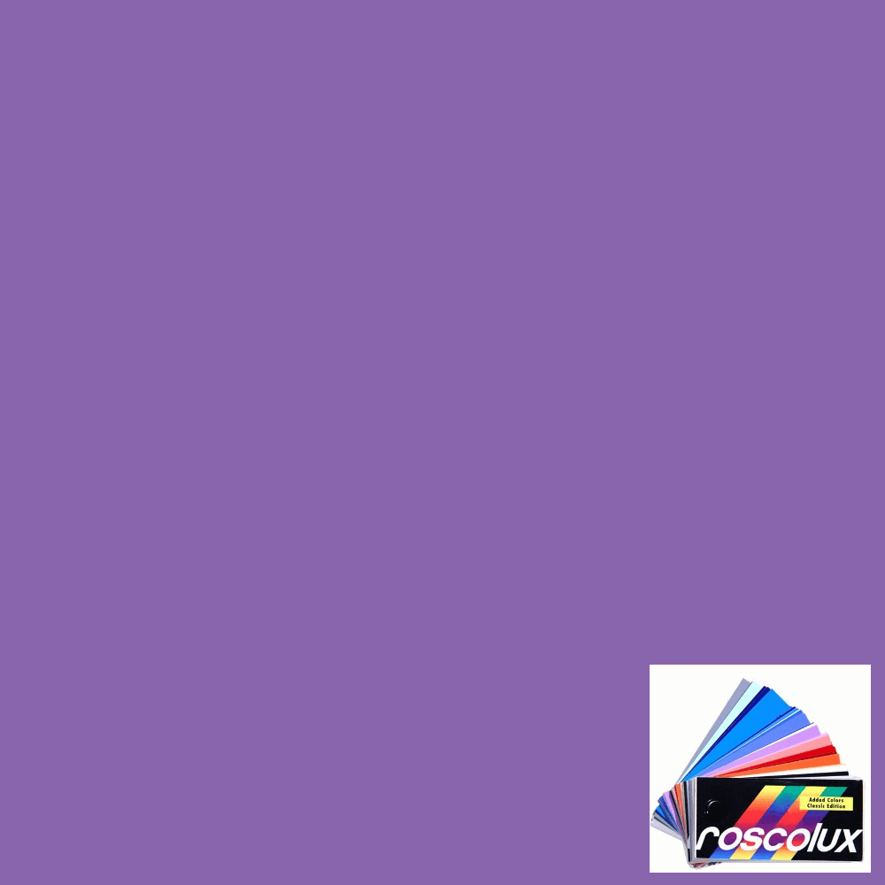 R353 Rosco Roscolux Supergel - Lilly Lavender