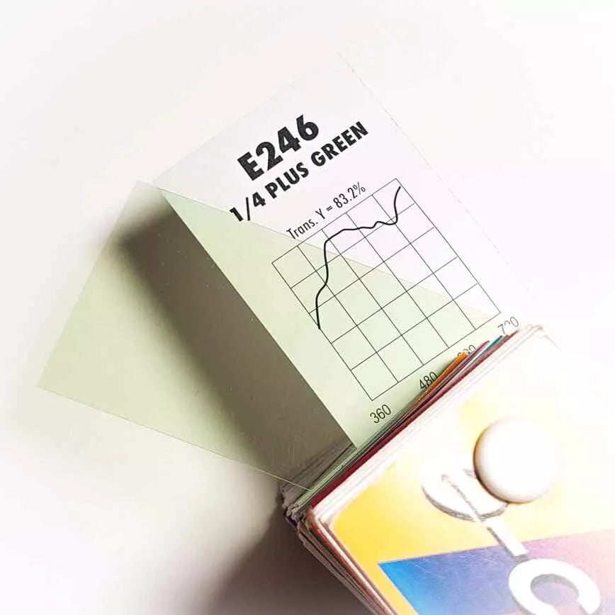 E246 Rosco E Colour - 1/4 Plus Green