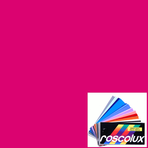R344 Rosco Roscolux Supergel - Follies Pink