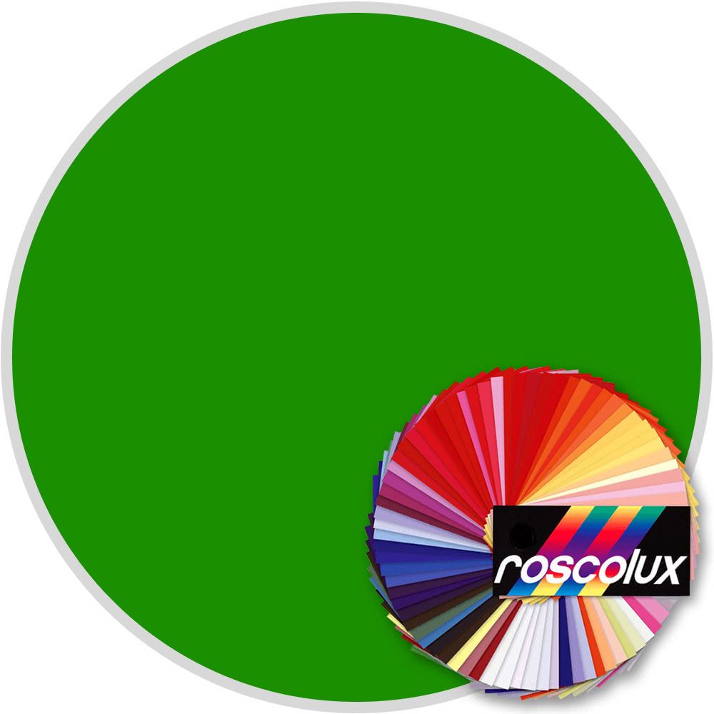 R126 Rosco Roscolux Supergel - Green Cyc Silk
