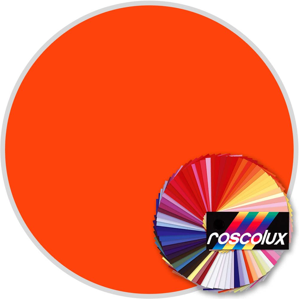 R127 Rosco Roscolux Supergel - Amber Cyc Silk