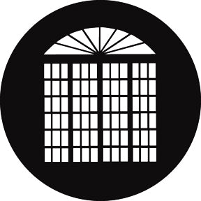 G201 French Doors - Rosco Standard Steel Gobo