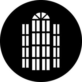 G208 Bay Window - Rosco Standard Steel Gobo