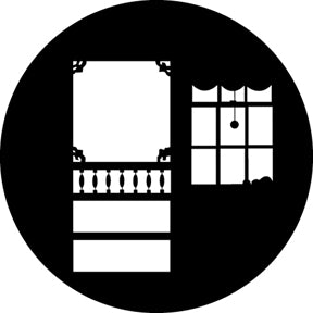 G209 Screen Door - Rosco Standard Steel Gobo