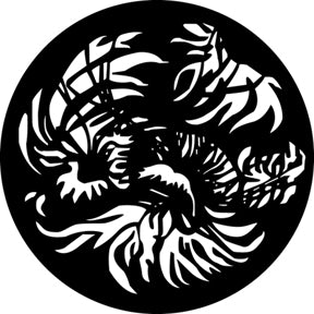 G217 Jungle Leaf - Rosco Standard Steel Gobo
