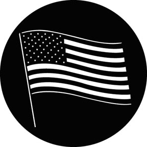 G237 American Flag - Rosco Standard Steel Gobo