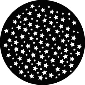 G243 Star Breakup - Rosco Standard Steel Gobo