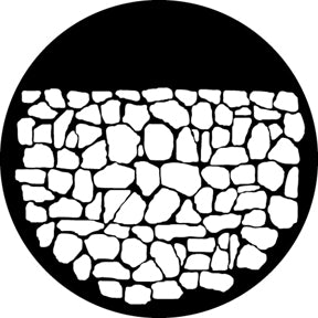G246 Stone Wall - Rosco Standard Steel Gobo