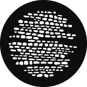 G248 Cobblestones - Rosco Standard Steel Gobo