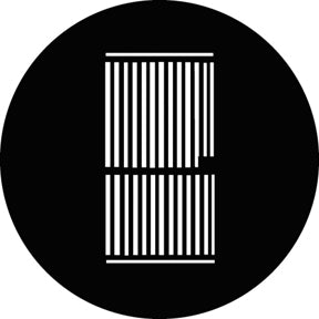 G249 Bars - Rosco Standard Steel Gobo