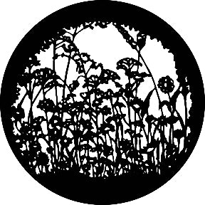 G252 WildFlowers - Rosco Standard Steel Gobo