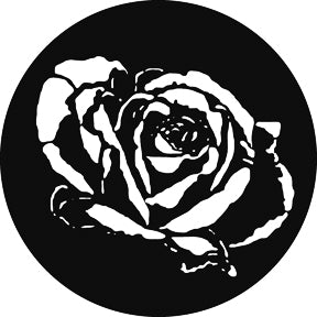 G253 Rose - Rosco Standard Steel Gobo