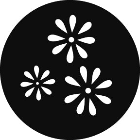 G258 Daisy Pattern - Rosco Standard Steel Gobo
