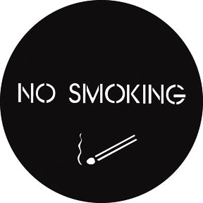 G260 No Smoking - Rosco Standard Steel Gobo