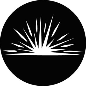 G266 Sunburst - Rosco Standard Steel Gobo