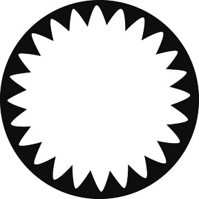 G277 Spotlight Gobo 4 - Rosco Standard Steel Gobo
