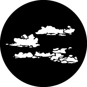 G289 Cloud 14 A - Rosco Standard Steel Gobo