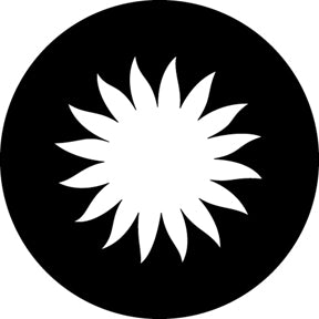 G291 Sun A - Rosco Standard Steel Gobo