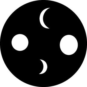 G295 Small Moons - Rosco Standard Steel Gobo